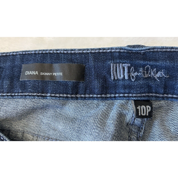 Kut From The Kloth Women's " Diana" Skinny Petite Jeans Size 10P Stretch - Picture 6 of 7
